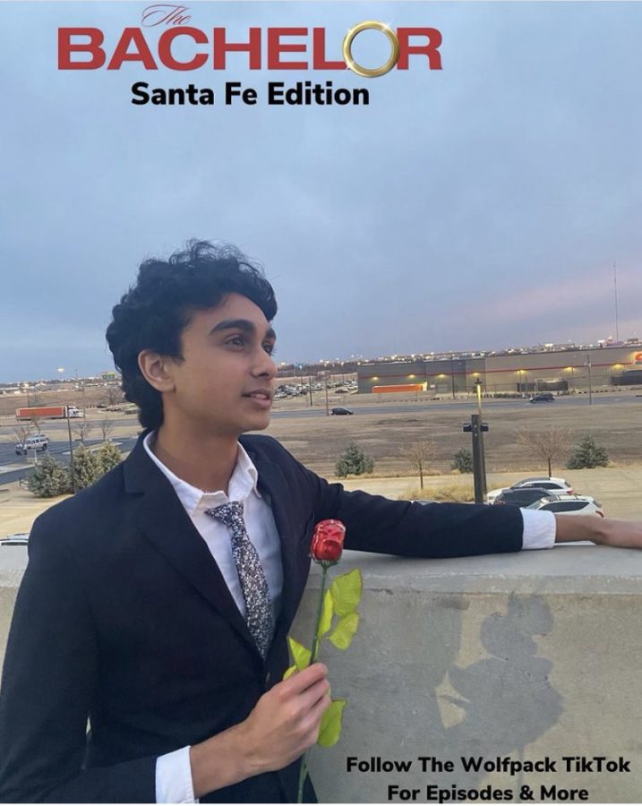 Aarav Jilka is featured front and center on Santa Fes,The Bachelor poster.