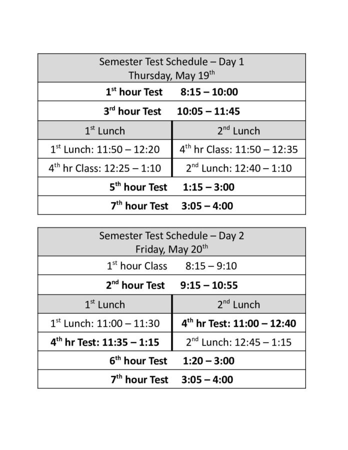 Semester+Test+Schedule