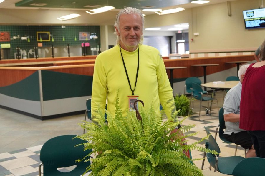 Mr. Truesdell at the faculty retirement party. 