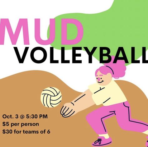 Mud volleyball
