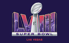 The logo for Super Bowl LVIII
