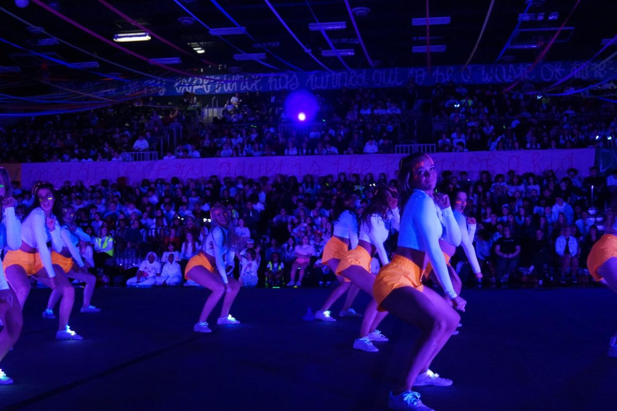 Pom doing the woah during their Blacklight performance.
