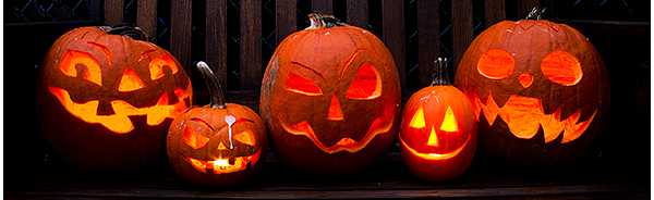 Carved pumpkins