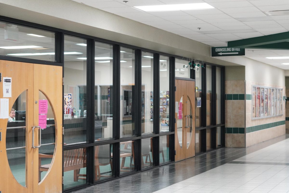 The Counseling Office where students can pick up forms for college visits.