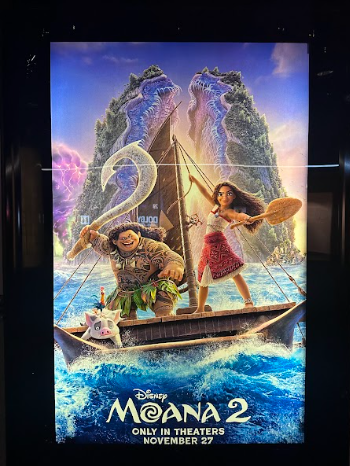 "Moana 2" movie poster. 