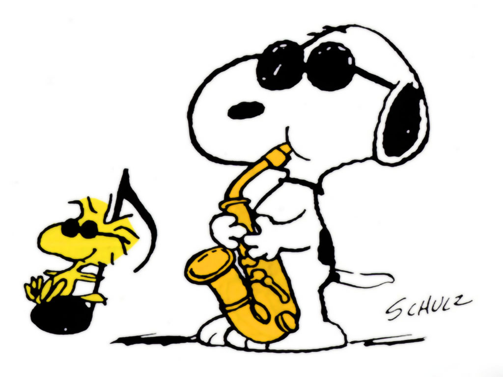 Snoopy and Woodstock.