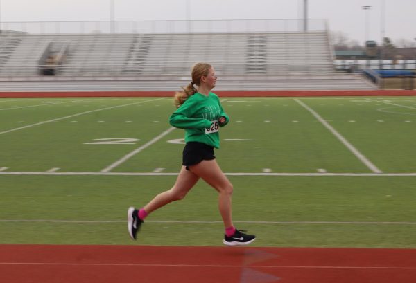 Runner during the fun run.