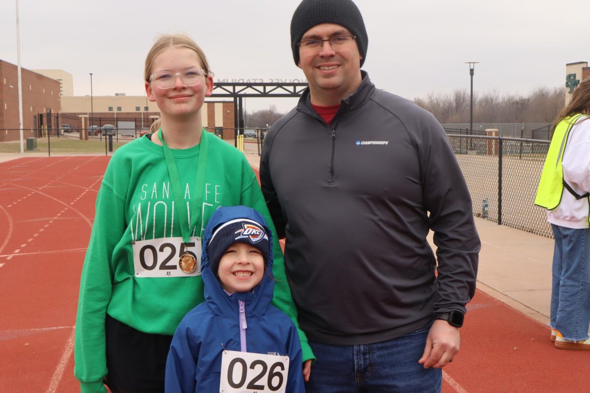 A family after the fun run.