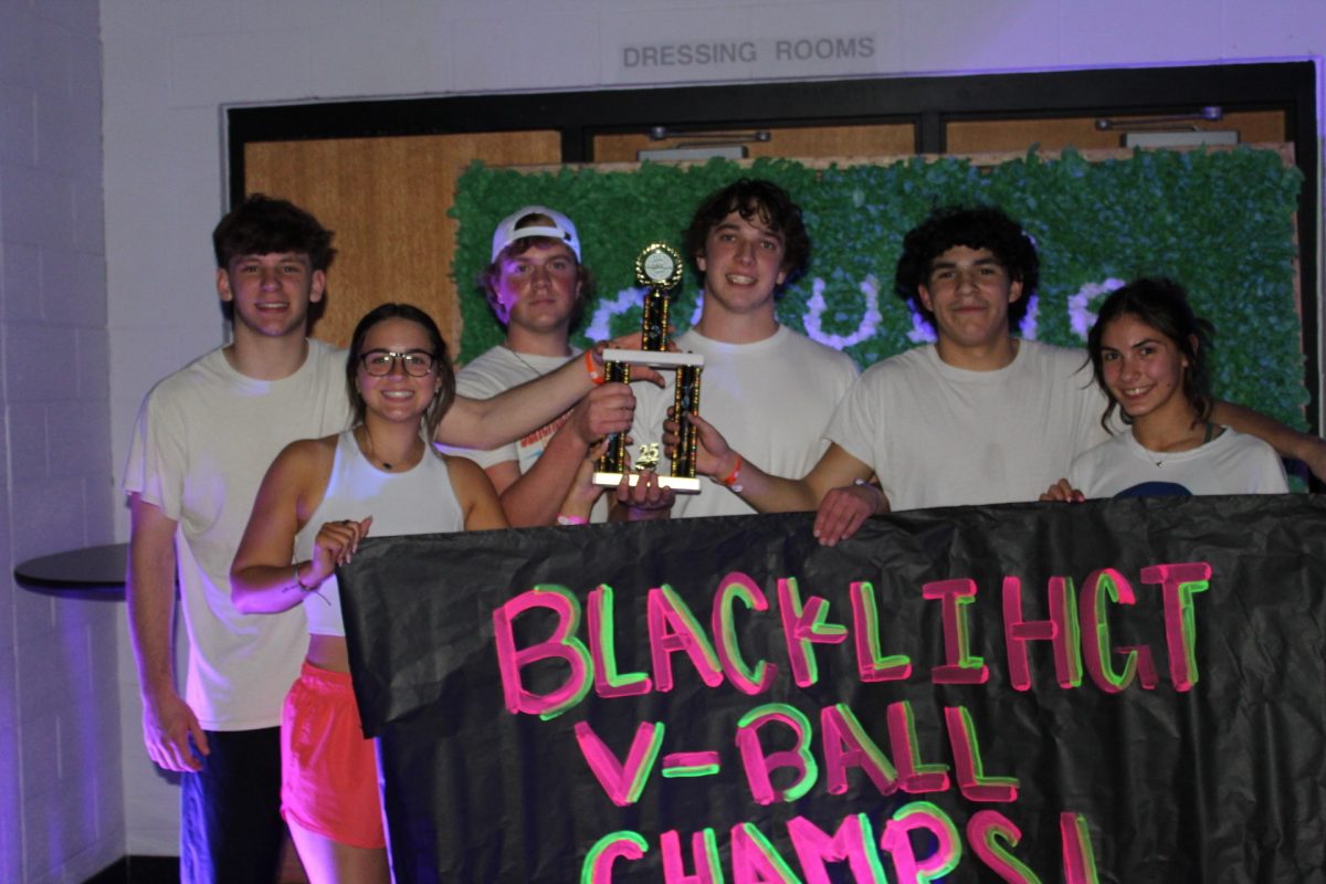 Black light volleyball champions.