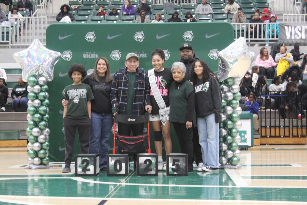 Jayda Brown with family.