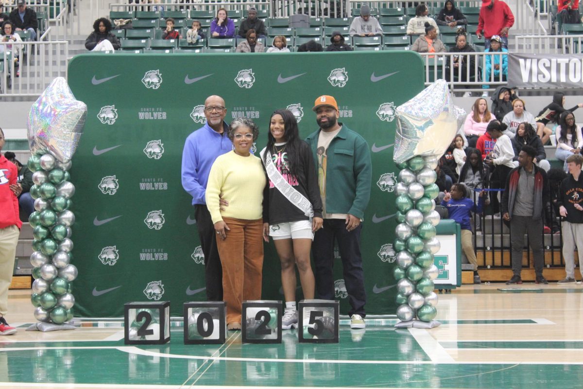 Aniyah Burney with family.