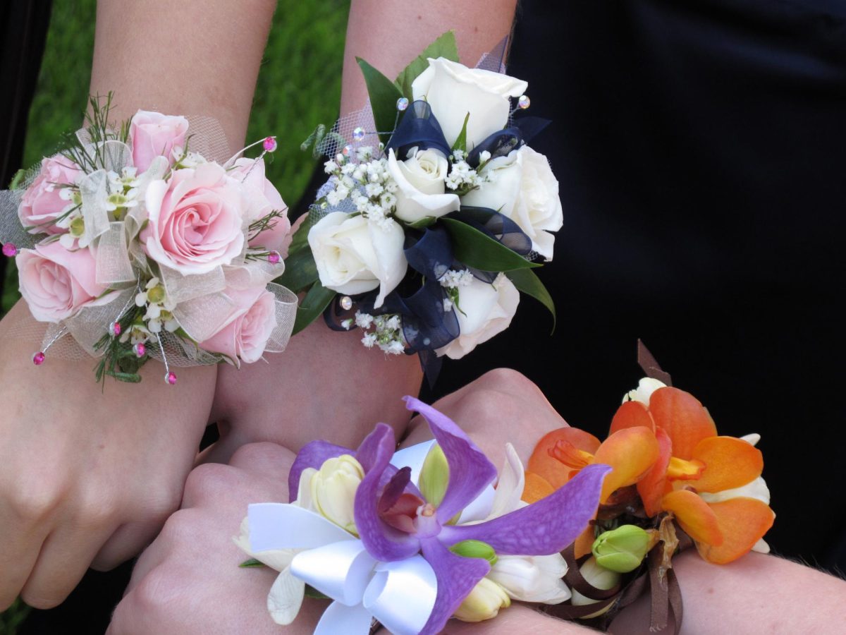 Prom corsages.