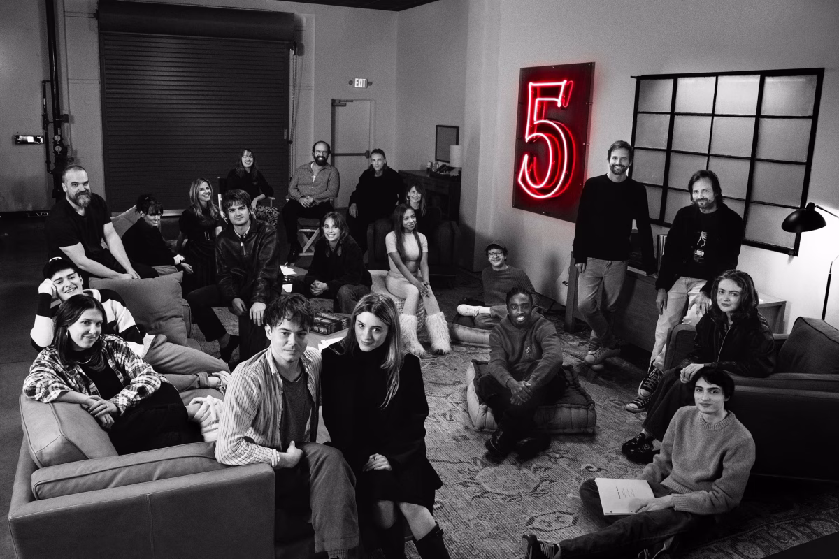 "Stranger Things," season 5 cast gathered for a table-read.