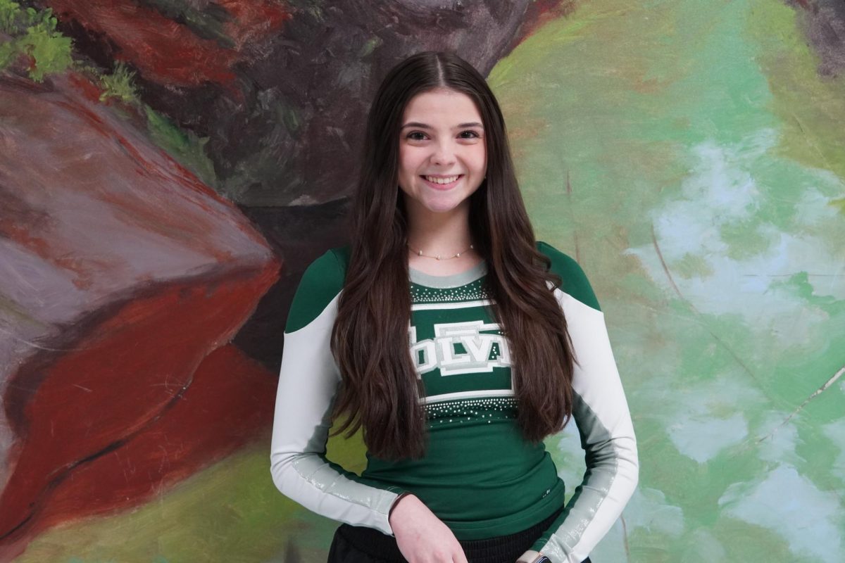 Senior and Varsity POM dancer Corley Palmer.