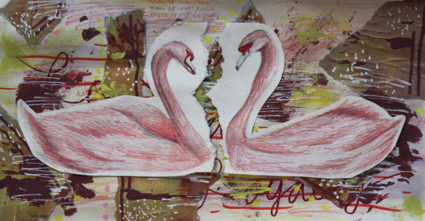 AP Art student Cayman Jones art piece from her last years portfolio.